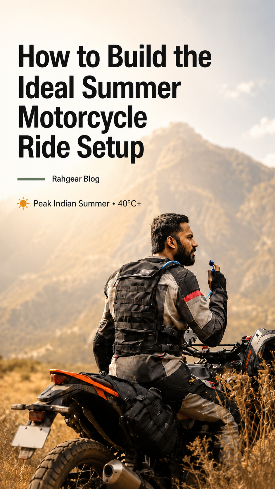 How to Build the Ideal Summer Motorcycle Ride Setup in India