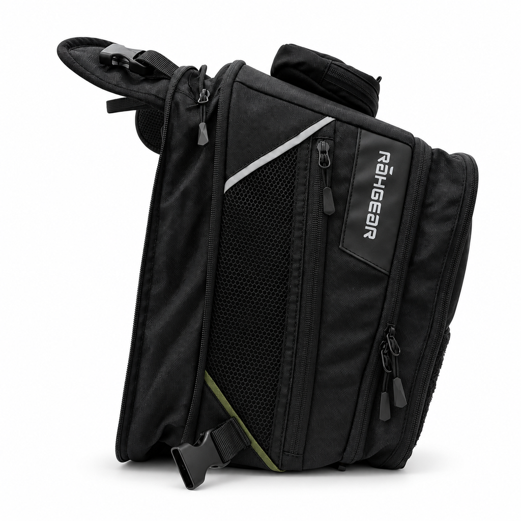 Recon motorcycle tank bag expanded from 20L to 25L